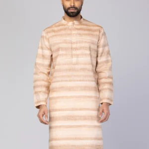 Brown Cotton Panjabi
